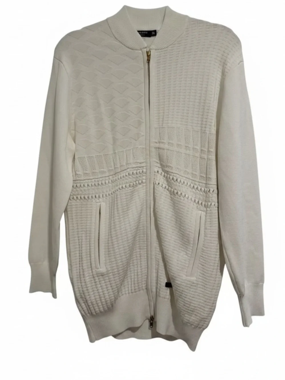 Diamond‎ Supply Co. Women’s Textured Quartz Varsity Longline Cardigan XS NWT